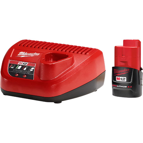 Kit Cargador Batería M12tm 2.0 Milwaukee 48592420