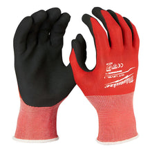 Guantes Anticorte Nivel 1 Baño Nitrilo Milwaukee 48228900 Rojo