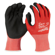 Guantes Anticorte Nivel 1 Baño Nitrilo Milwaukee 48228900 Rojo
