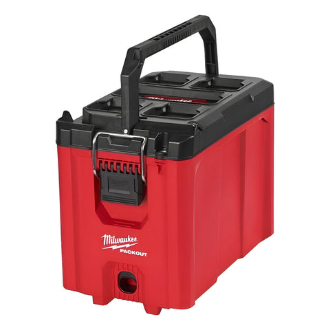 Caja De Herramientas Compacta 48228422 Milwaukee Color Rojo Rojo