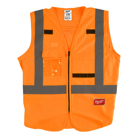 Chaleco Seguridad Ultra Reflejante Milwaukee 48735072 Naranja Grande/extra Grande