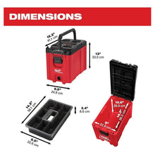 Caja De Herramientas Compacta 48228422 Milwaukee Color Rojo