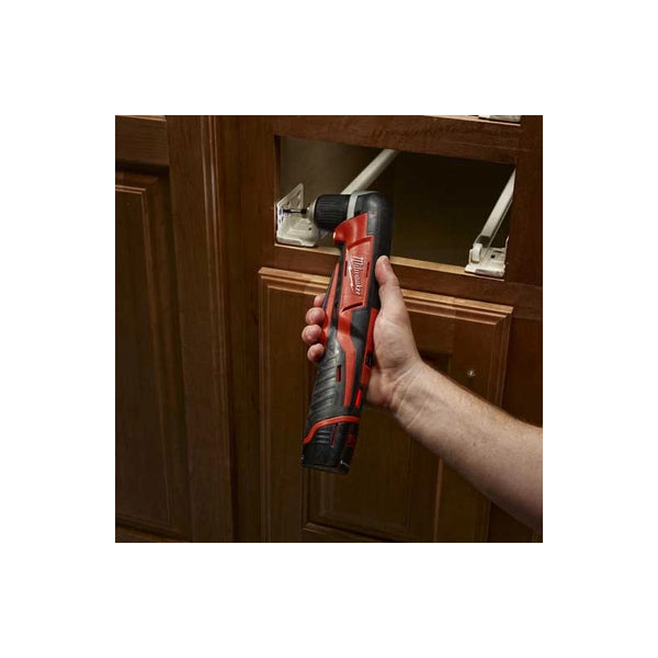 Taladro Inalámbrico 3/8  Angulo Recto 12v Milwaukee 241520 Rojo/negro