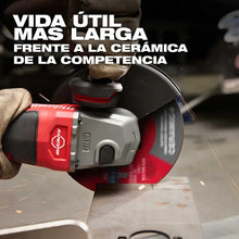 Disco De Corte Metal Ceramic Milwaukee 115mm 49940207 Rojo Rojo