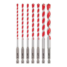 Brocas Carburo Para Concreto Milwaukee 48-20-9052 7 Piezas