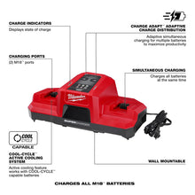 Supercargador Doble Compartimiento M18 Milwaukee 48591815