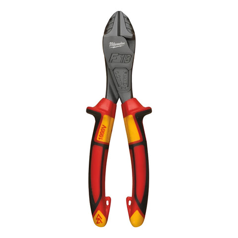 Pinzas Corte Diagonal Trabajo Pesado Milwaukee 4932464569 Rojo/gris