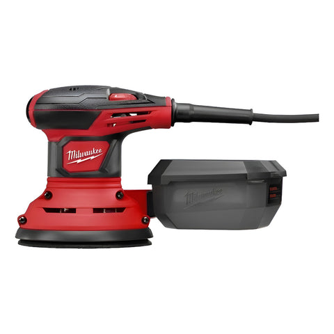 Lijadora Orbital 5 Milwaukee 6034-21 Con 360w 12000 Opm - Rojo