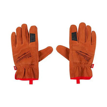 Guantes De Cuero De Cabra Talla Chica Milwaukee 48730010 Naranja Oscuro
