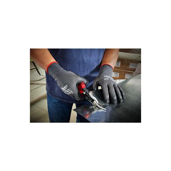 Guantes Anticorte Nivel 5 Baño Nitrilo L Milwaukee 48738652 Negro