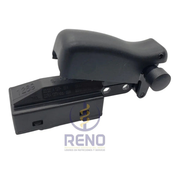 Switch Interruptor Milwaukee 23662721 Esmeriladora 6088 6089 Negro