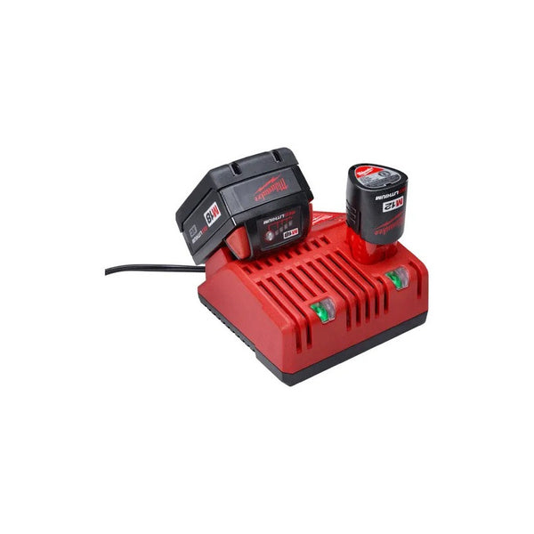 Cargador Milwaukee 48591812 Baterías Multivoltaje M12 M18