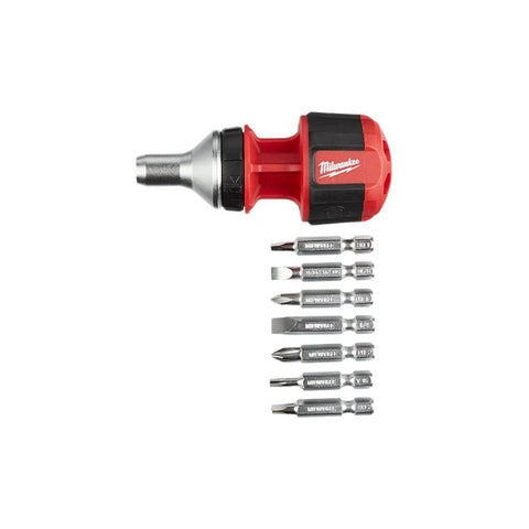 Destornillador Trinquete C/7 Ptas 8 En 1 Milwaukee 48222330