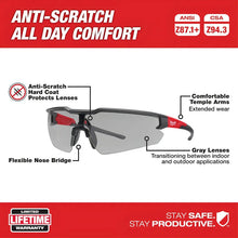 Lentes De Seguridad Antirayadura Grises Milwaukee 48-73-2105