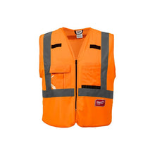 Chaleco Seguridad Ultra Reflejante Ch/m 48-73-5071 Milwaukee Naranja S/m