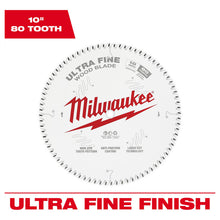 Disco Corte Madera 10 Pg. Fino 80 Dientes Milwaukee 48401032 Blanco