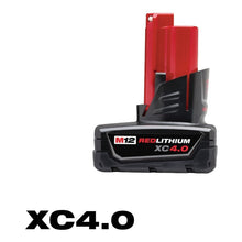 Batería Redlithium Xc 4.0 M12 Milwaukee 48-11-2440