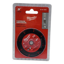 Disco Abrasivo De Carbono 3  X 3/8  Milwaukee 49943005 Negro