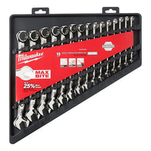 Kit De 15 Llaves Combinadas Metricas Milwaukee 48229515 Plateado