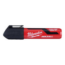 Plumón Negro Extra Grande Punta De Cincel Milwaukee 48223260 Rojo
