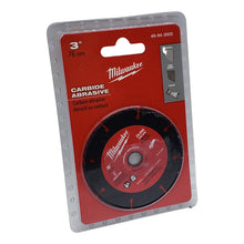 Disco Abrasivo De Carbono 3  X 3/8  Milwaukee 49943005 Negro