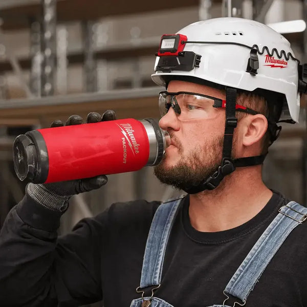 Botella Termo Packout Milwaukee 48228396r 709 Ml Rojo