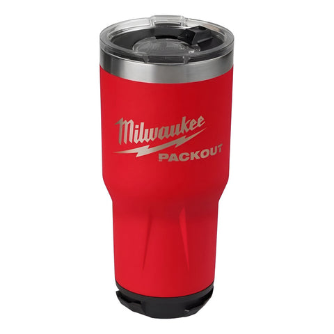 Termo Vaso Portátil 30oz 887ml 48228393r Milwaukee Rojo Rojo