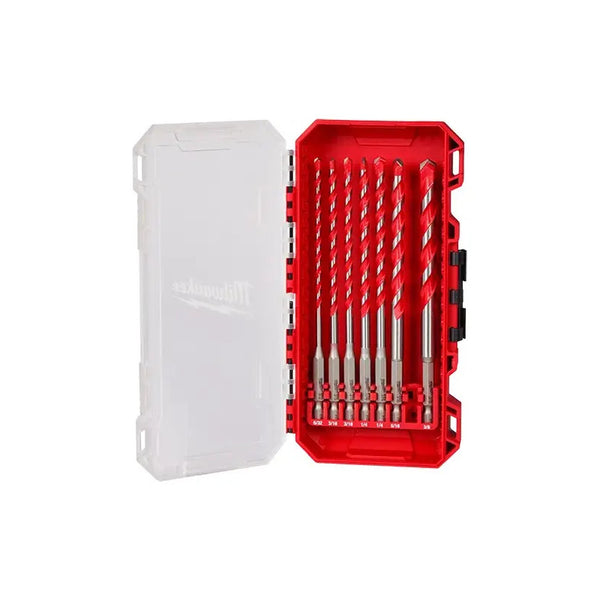 Brocas Carburo Para Concreto Milwaukee 48-20-9052 7 Piezas