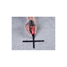 Plumón Negro Extra Grande Punta De Cincel Milwaukee 48223260 Rojo