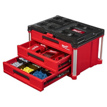 Caja De Herramientas 3 Cajones Packout Milwaukee 48228443 Rojo