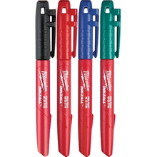 4 Pzas Marcador Rojo-negro-azul-verde 48223106 Milwaukee