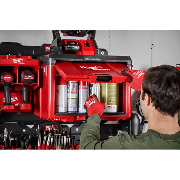 Caja De Herramientas Milwaukee 48228445 Color Rojo