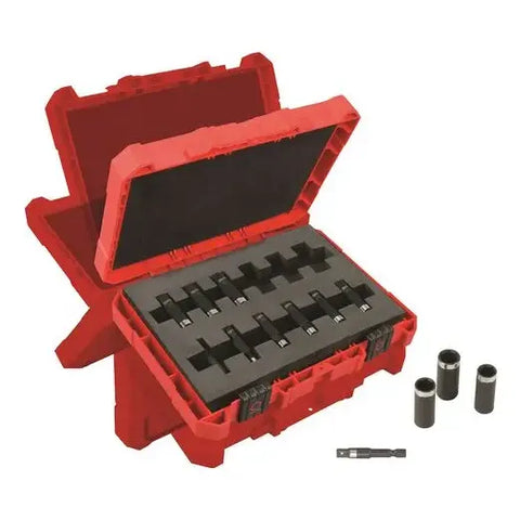 Juego 12 Conectores Dados Impacto 1/4 Milwaukee 49664301