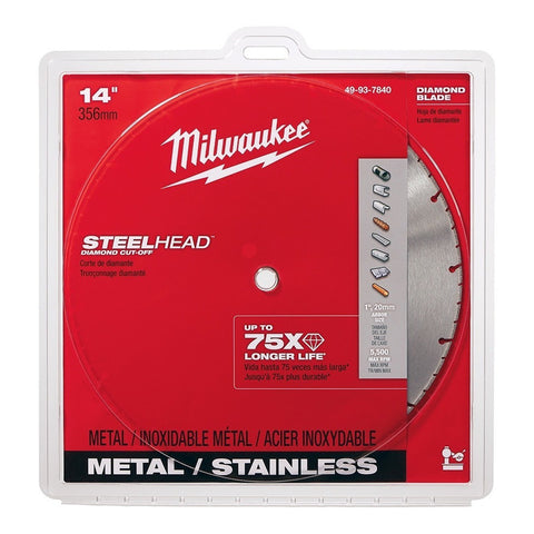 Disco De 14 PuLG. Steelhead Corte Metal Milwaukee 49-93-7840