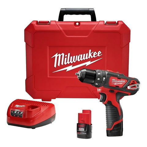 Atornillador Destornillador 3/8 Inalámbrico Milwaukee 240822 Rojo