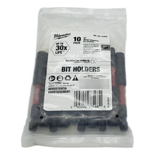 10 Pz Soporte Brocas Magnéticas Impact Milwaukee 48324305