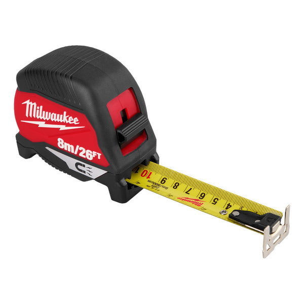 Flexómetro Magnético Con 8 Metros Milwaukee 48-22-1026m