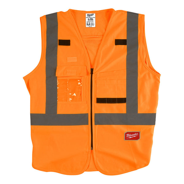 Chaleco Seguridad Ultra Reflejante Milwaukee 48735072 Naranja Grande/extra Grande