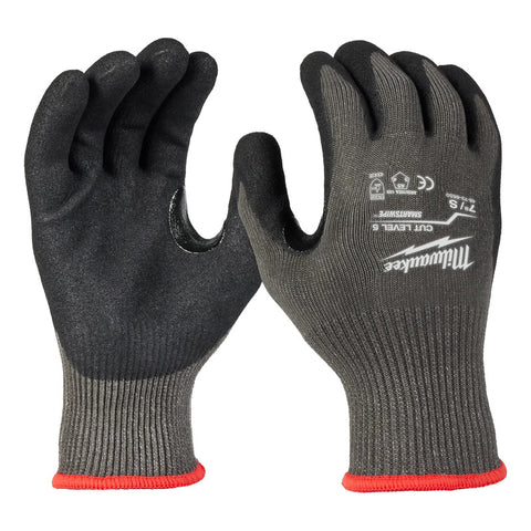 Guantes Anticorte Nitrilo Niv 5 T/chica Milwaukee 48738650 Gris Oscuro