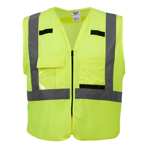 Chaleco Seguridad Alta Visibilidad G/xg Milwaukee 48735022 Amarillo Xl