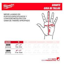 Guantes Anticorte Nivel 1 Baño Nitrilo Milwaukee 48228900 Rojo