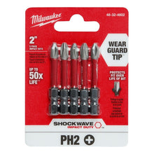 Puntas Phillips Ph2 Milwaukee 48324602 De 2 Pulgadas 5pz