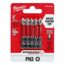 Puntas Phillips Ph2 Milwaukee 48324602 De 2 Pulgadas 5 Pz