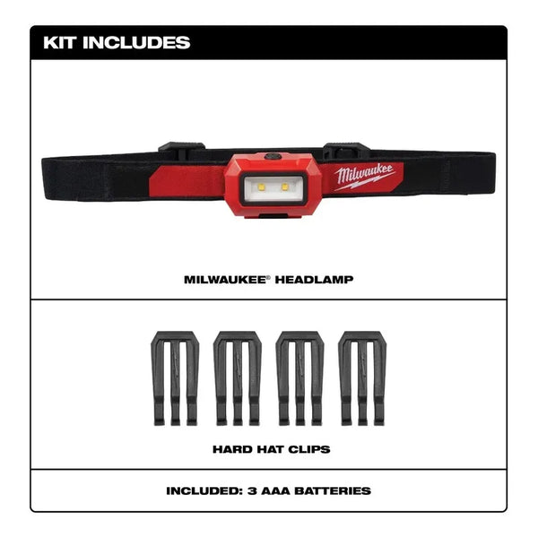 Linterna Frontal Led Milwaukee Modelo 2103 Con 7 Posiciones