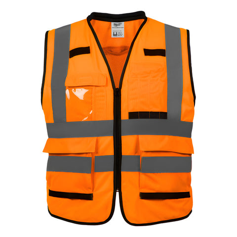 Chaleco Premium De Seguridad Milwaukee 48735052  Talla G/xg Naranja L
