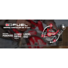 Sierra Circular Milwaukee 283420 M18 Fuel 7-1/4 Rojo/gris